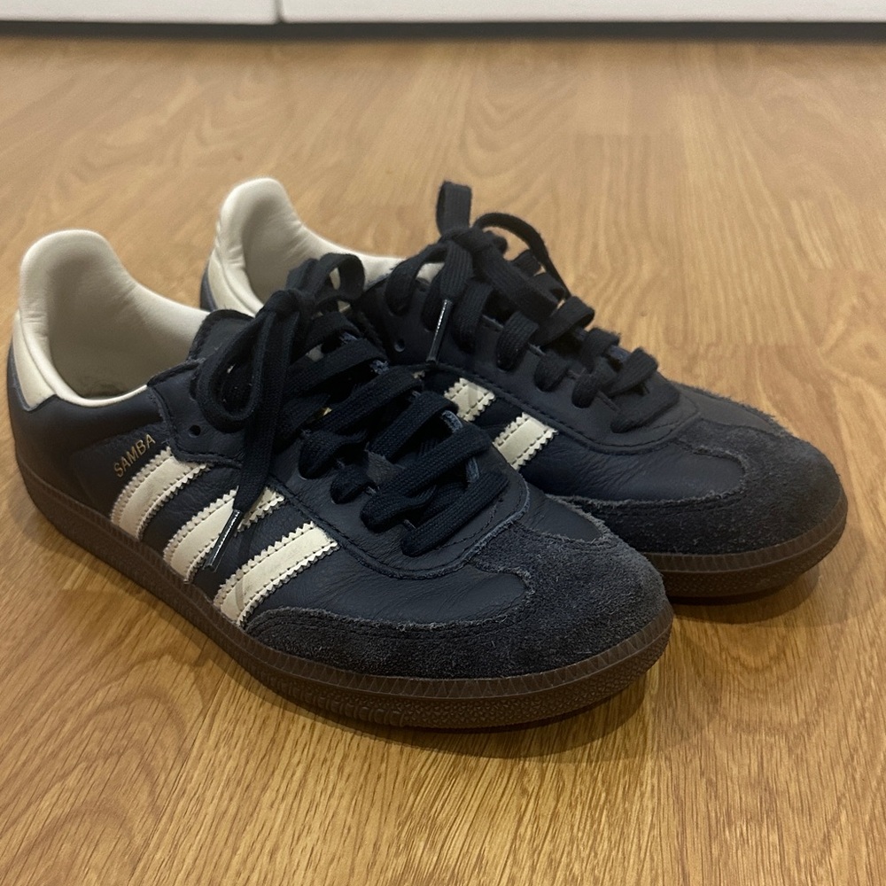 Adidas Samba OG Navy and White Sneakers